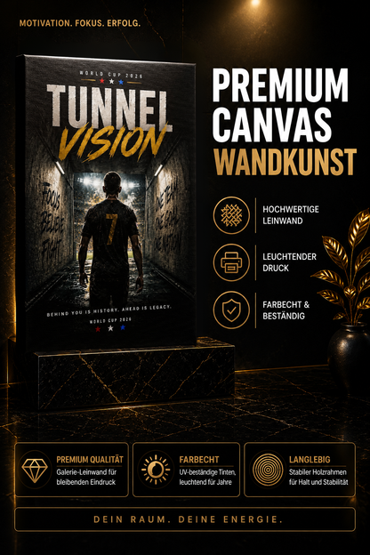 Tunnel Vision - Football Canvas Art