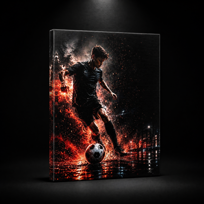 Name Built In Fire – Motivational Art