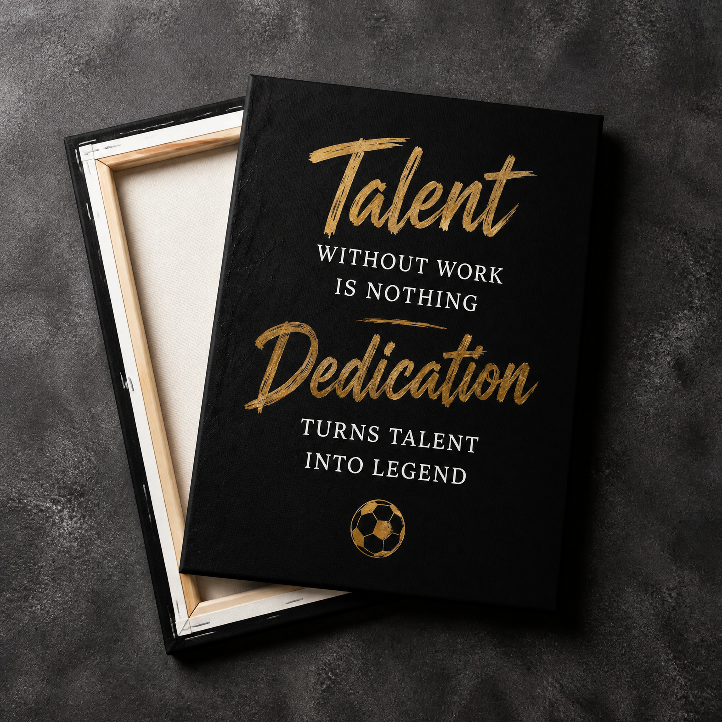 Work Beats Talent - Motivational Art
