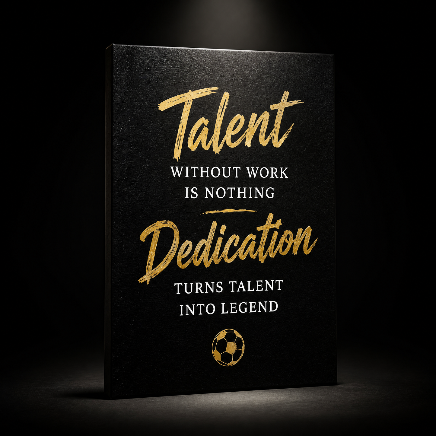 Work Beats Talent - Motivational Art
