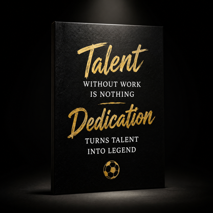 Work Beats Talent - Motivational Art