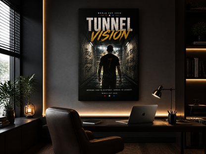 Tunnel Vision - Football Canvas Art