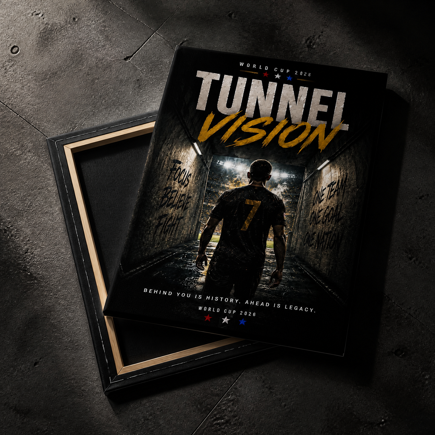 Tunnel Vision - Football Canvas Art